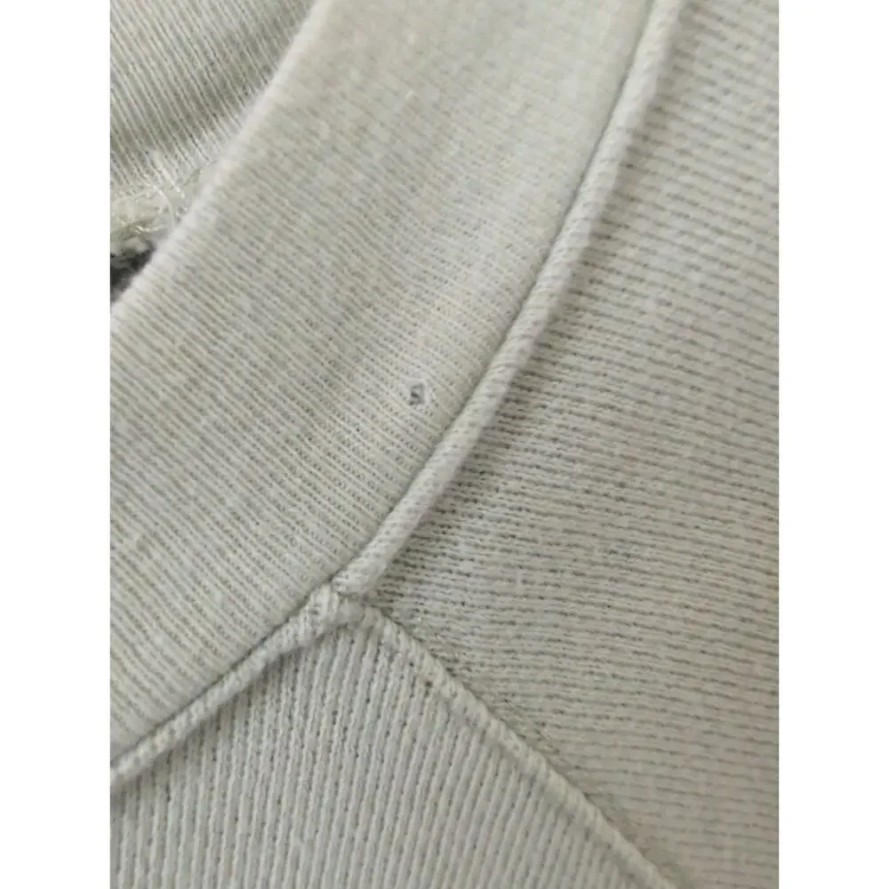 Madewell Daisy Embroidered Short-Sleeve Sweatshirt size M